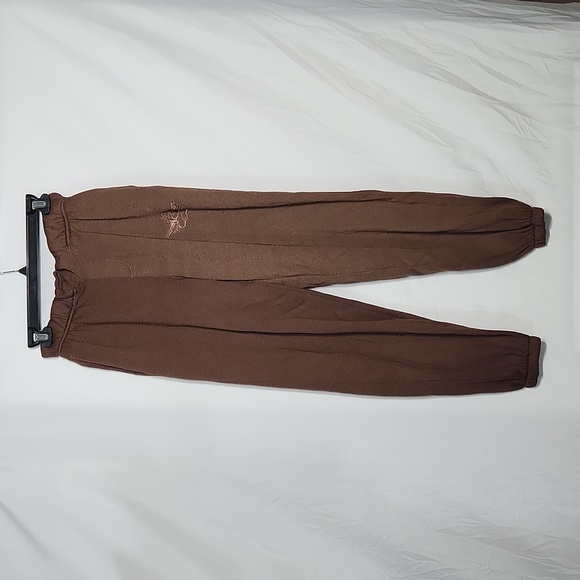 NWOT BOYS LIE JOSH GRUNFELD CHOCOLATE BROWN SWEATPANTS SMALL - Picture 3 of 8